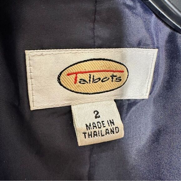Talbots blue size 2 jacket - Picture 8 of 9